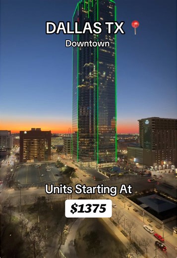 Dallas High Rise Condo Units Starting At $1375