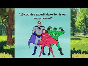 Make Ten to Add! | Superhero Math Story for Kids | 1st Grade Addition Strategy