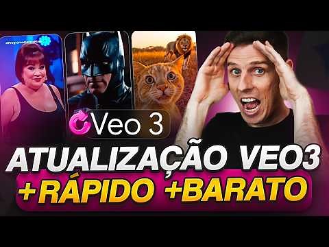 UPDATE Google VEO3 Fast! Faster and Free. How to Create Videos with Google AI!
