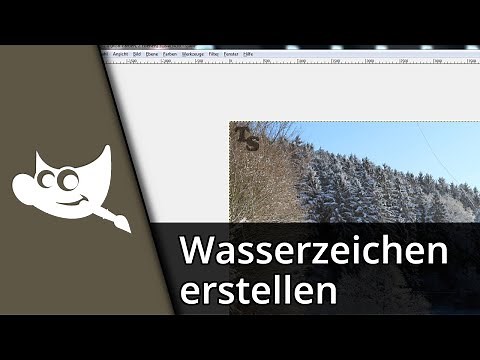 Gimp Wasserzeichen erstellen ✅ Tutorial