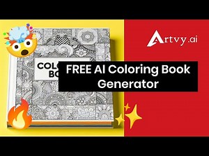 FREE AI Coloring Book Generator - Deepart - Midjourney - Flux