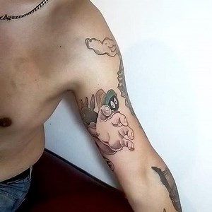 Sleeve in progress by @big_otta_tattoo very happy to have you...