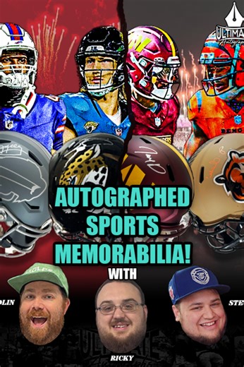 $29 NFL Random Team Auctions - Monday Morning Memorabilia w/Ricky | eBay Live Video