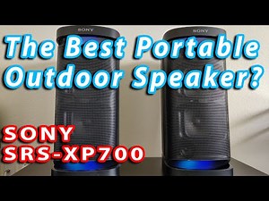 Review: SONY SRS-XP700, Bluetooth Portable Wireless Speaker System
