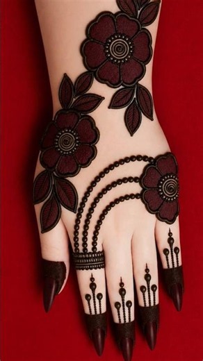 mehndi design for front hand|| mehandi design|| easy mehndi design||