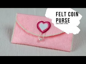 DIY Felt Coin Purse Fun Sewing Project for Beginners!
