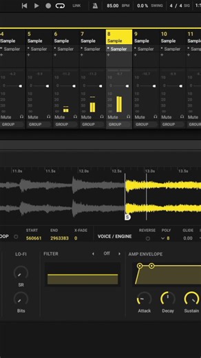 Chopping samples with @TRACKLIB #beats #producer #beatmaker