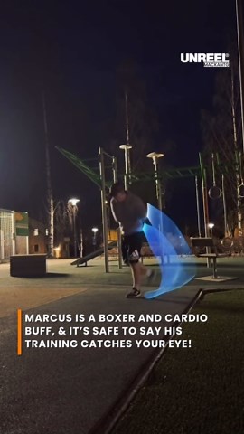 Unleash the TRON vibes: Digital neon jump-rope fitness transformation!