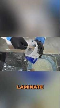 Professional Epoxy Lamination Technique Boat Builders Use #boatbuilding #craftsmanship #tutorial