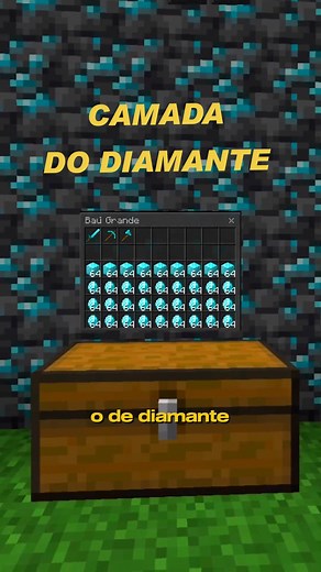 Melhores camadas para encontrar diamante no Minecraft