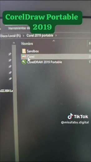 Ejecutando CorelDraw 2019 Portable (no requiere instalación) #diseñografico #coreldraw #portable #MissFabyDigital