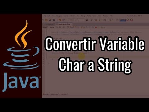 ¿Cómo Convertir Variable Char a String en Java? | Java