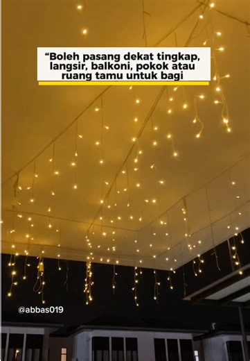 Lampu Raya LED Fairy Light 20M untuk Dekorasi Cantik