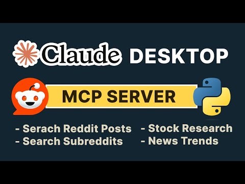 Search Reddit Posts And Subreddits In Claude Desktop With This Reddit MCP Server (Python Based)