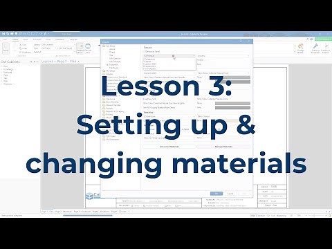 CabMaster Software - Lesson 3: Setting up and changing materials