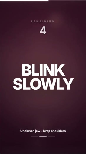 10 Seconds Blink Reset | Eye Micro Break (No Music)