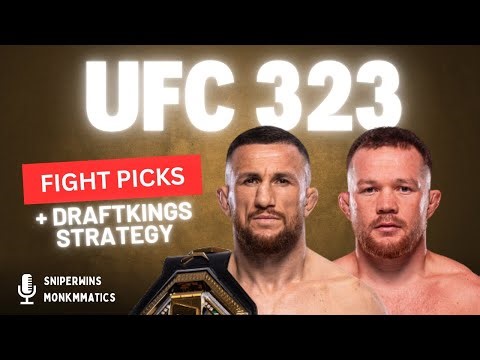 UFC 323 Breakdowns + DraftKings Picks
