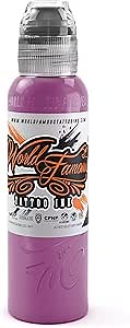 World Famous Purple Tattoo Ink, Vegan and Professional Ink, Made in USA, Rolls Royce Purple, 4 oz