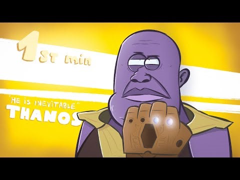 The Ultimate "Avengers Infinity War & Endgame" Recap Cartoon : FIRST MINUTE