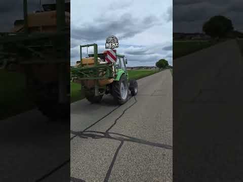 Deutz D 6206 überholt Fahrrad🚜🏁🚴