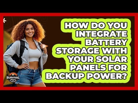 How Do You Integrate Battery Storage With Your Solar Panels For Backup Power?