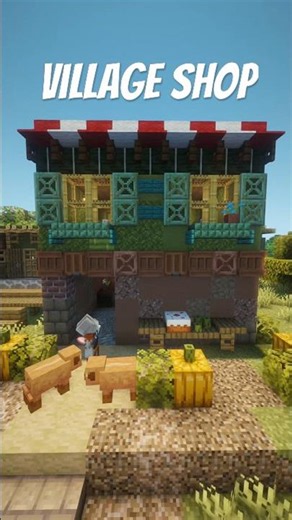 Minecraft shop tutorial #minecraft #minecraftshorts #minecraftbuilding #minecrafttutorial #nature