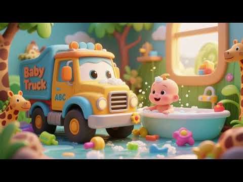 Baby Truck ABC Bath Time Safari 🚚🛁🦁 | Fun Alphabet Adventure