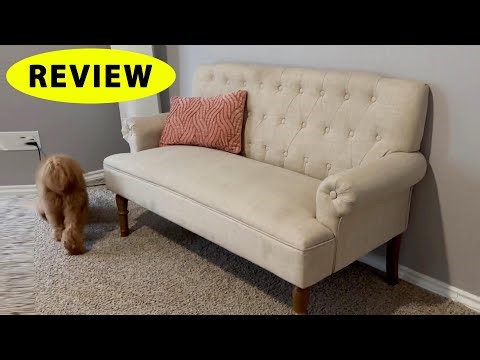 Best Love Seat Sofa Couch Review - Elegant Linen Sofa