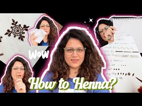 Henna (Mehendi) Basics for Beginners | Learn Cone Control & Basic Strokes – Part 1