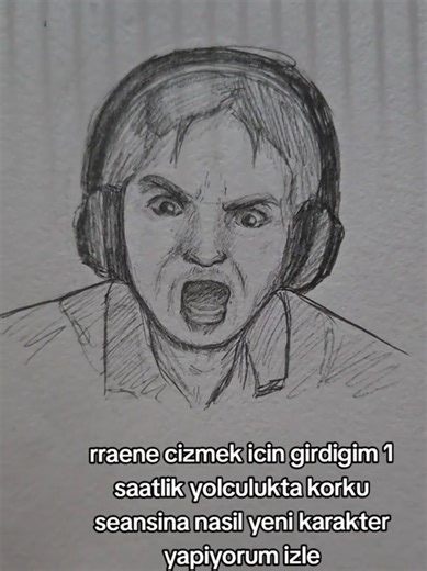 krdsm hic telas yapma hic telas yapma sakin oluyorsun oncelikle 1 yildir dogru duzgun bir seyler cizmiyordum daha da cizmem belki 😭🙏🏻 #fyp #rraenee #elraenn #cordiseps #sketch