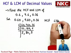 85K views · 4.7K reactions | LCM and HCF of Decimal Values | Maths Solutions by Nand Kishore | Facebook