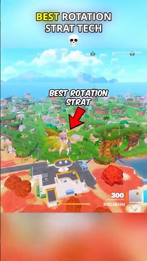 BEST Rotation strat tech glitch 💀 #fortnite #fortniteglitch #relishh