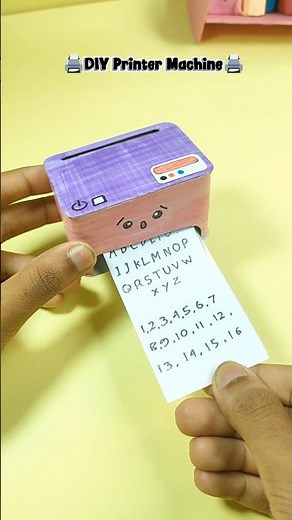 Paper Printer 🖨 DIY #shorts #diy #craft