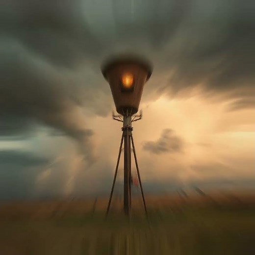 Tornado Emergency Siren | Echoing Warning Sound Effect🌪️🚨🔊🌫️