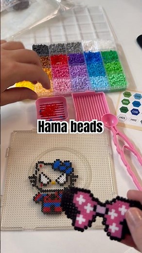 Faça você mesmo DIY Hama Beads #arte #hobby