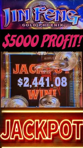 MULTIPLE JACKPOTS! BEST RUN I HAVE EVER HAD ON A DOLLAR SLOT! 5K PROFIT! #shorts #JACKPOT #slots
