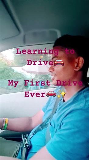 Driving a Car for the First Time | Beginner Experience 🚘 #cardriving