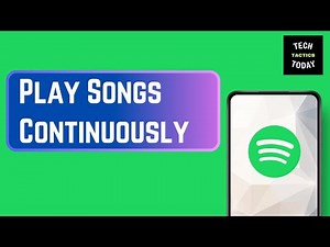 How to play songs continuously on Spotify