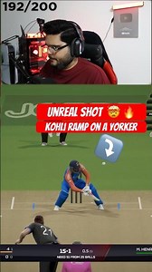 Virat Kohli Ramp Shots a Perfect Yorker in Cricket 26 #Shorts