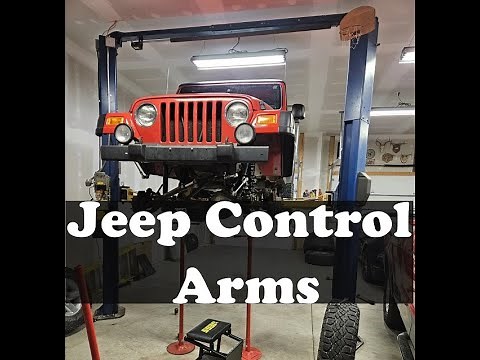 Jeep Wrangler Front Control Arms - Setting Caster vs. Pinion Angle - TJ