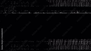 Analog VHS damage effect with bad TV screen glitch, error distortion, and noise overlay