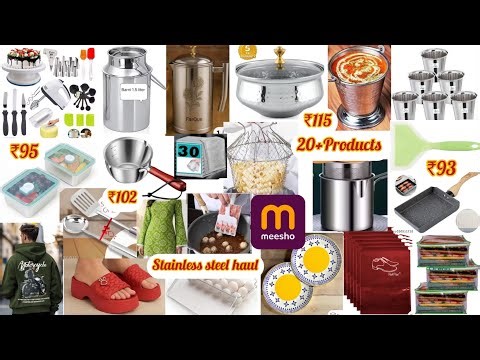 Meesho kitchen haul|Meesho kitchen items starts from ₹93|20+Amazing kitchenfinds |meesho haul today