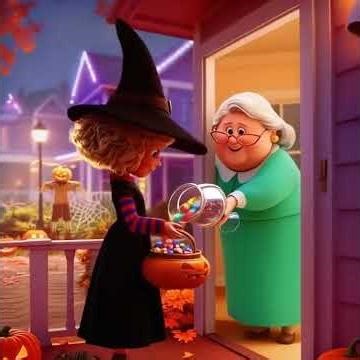 Kitty and Hallowen #halloween #cartoon #cats