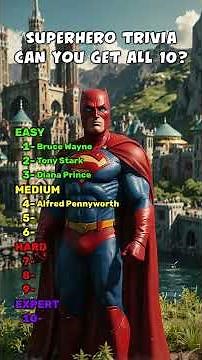 Superhero Trivia: Can You Guess the Hero? 🦸‍♂️⚡