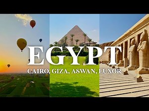 EGYPT Travel Vlog: Cairo, Giza, Aswan, Luxor (2023)