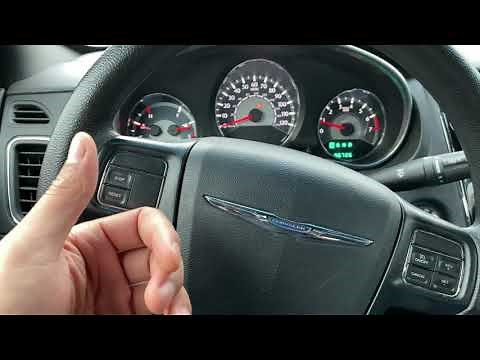 CHRYSLER 200 – How to turn on/off parking brake