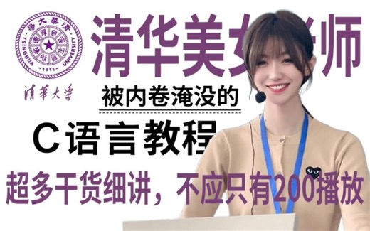 【清华大学】2024最全最通俗易懂的C语言课程，教你速通C语言程序设计！真正的C语言零基础入门！建议收藏！持续更新ing