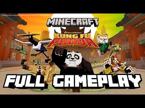 Minecraft x Kung Fu Panda DLC - Full Gameplay Walktrough