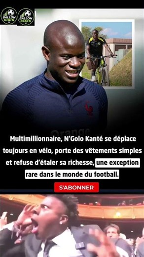 ❤️ N’Golo Kanté : du ramassage d’ordures au sommet du football mondial 🇫🇷🏆