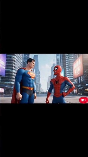 Superman vs Spiderman | Full 3D Cinematic Showdown 🦸‍♂️🕷️